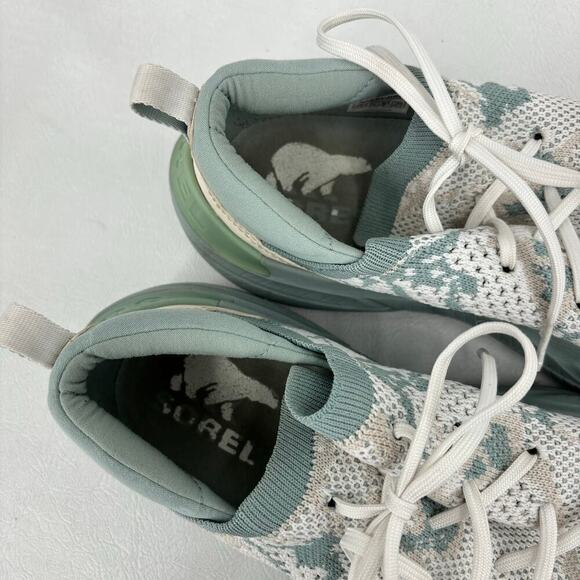 Sorel Explorer Blitz Stride Sneakers Athletic Shoes Blue Beige Women's Size 7.5 - Picture 4 of 8